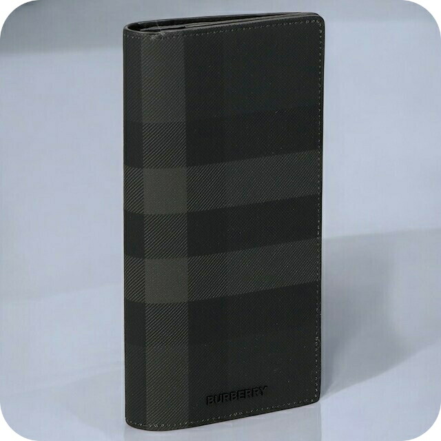 バ－バリ－ 長財布 メンズ BURBERRY チェック 8070199 ブラック ウォレット ブランド 高級 おしゃれ プレゼント 実用的