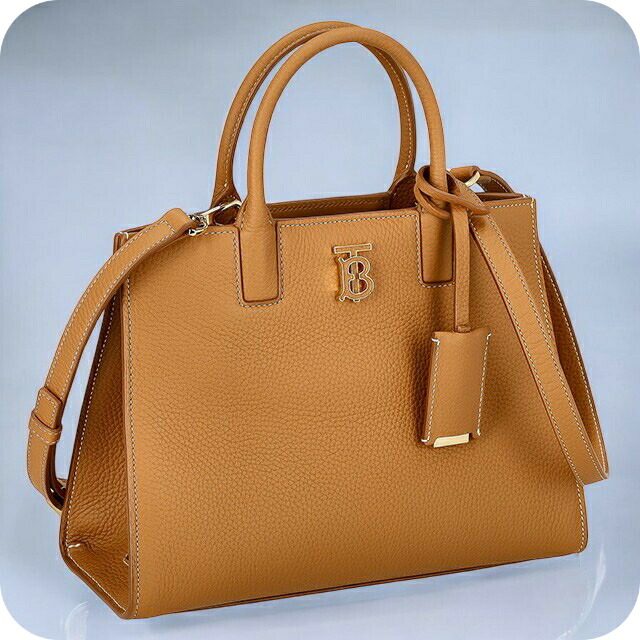 バ－バリ－ ハンドバッグ レディース BURBERRY 8072518 ブラウン 軽量 小さめ 手提げ ブランド 高級 おしゃれ プレゼント 女性 実用的 かわいい