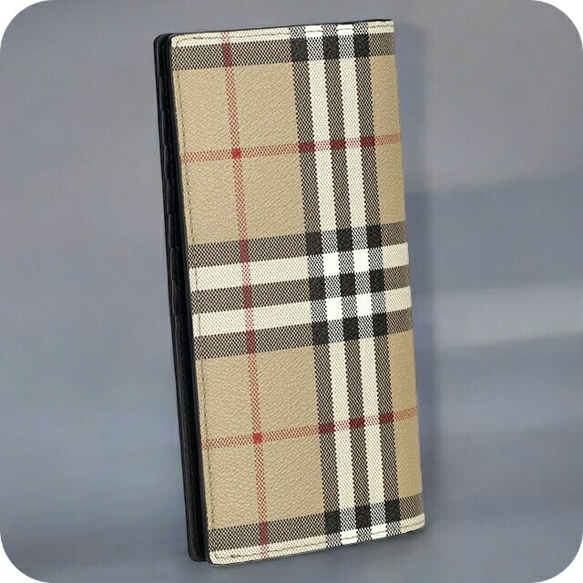 バ－バリ－ 長財布 メンズ レディース BURBERRY チェック 8084168 ベージュ ウォレット ブランド 高級 おしゃれ プレゼント 実用的