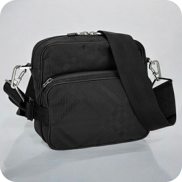 バーバリー ショルダーバッグ メンズ BURBERRY 8085380 ブラック 斜めがけ ブランド 高級 おしゃれ プレゼント 男性 実用的 かっこいい