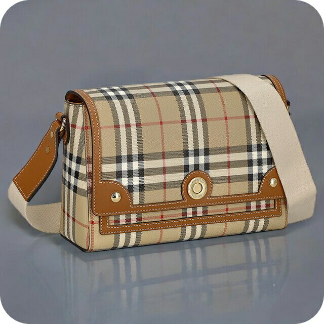 バ－バリ－ ショルダーバッグ レディース BURBERRY チェック 8092067 ベージュ 斜めがけ ブランド 高級 おしゃれ プレゼント 女性 実用的 かわいい