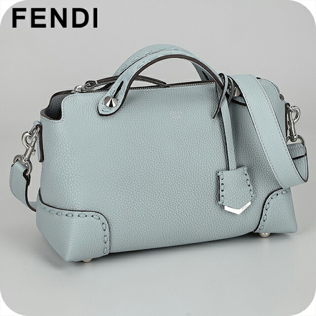 フェンディ ハンドバッグ レディース ブランド FENDI レザー ITALY 8BL146-0ARBB F1NQ0 ライトブルー 軽量 小さめ 手提げ 高級 おしゃれ プレゼント 女性 実用的 かわいい