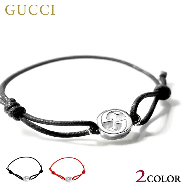 グッチ ブレスレット メンズ レディース GUCCI インターロッキング ロゴ A002MN JAAFV アクセサリー 選べるモデル 腕輪 ジュエリー ブランド 高級 おしゃれ プレゼント 実用的 ペア
