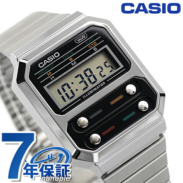 カシオ 腕時計 チープカシオ チプカシ ヴィンテージコレクション メンズ レディース F-100 クオーツ A100WE-1ADF CASIO シルバー