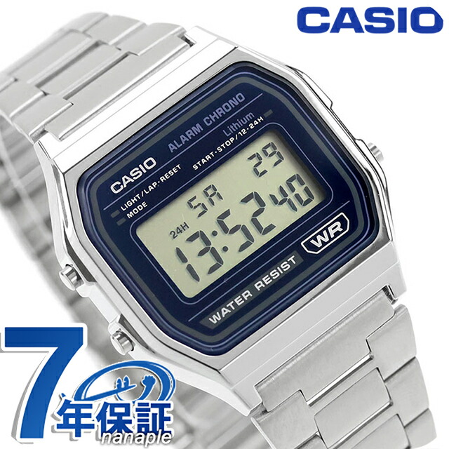 カシオ チープカシオ CASIO クラシック クォーツ 電池式 A158WEA-2 ユニセックス チプカシ メンズ レディース 腕時計 ブランド カシオ casio デジタル ネイビー おしゃれ 防水 かわいい プレゼント 実用的