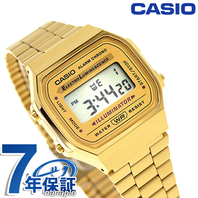 カシオ CASIO A168WG-9W ヴィンテージ 海外モデル メンズ 腕時計 カシオ casio デジタル ゴールド ブランド おしゃれ 防水 プレゼント 男性 実用的
