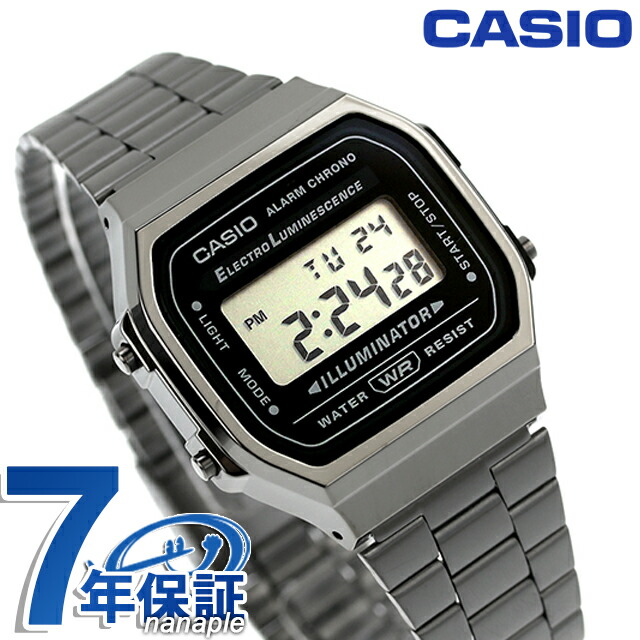 カシオ CASIO A168WGG-1A ビンテージ チプカシ メンズ 腕時計 カシオ casio デジタル ガンメタ ブランド おしゃれ 防水 小さい 軽い かっこいい プレゼント 男性 実用的