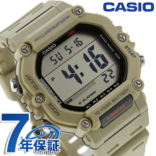 カシオ チープカシオ CASIO クォーツ 電池式 AE-1600H-5AV デジタル 海外モデル メンズ チプカシ 腕時計 ブランド カシオ casio デジタル ベージュ おしゃれ 防水 小さい 軽い かわいい プレゼント 実用的 学生
