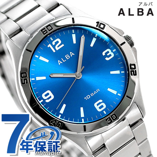 セイコー アルバ メンズ 腕時計 ブルー クオーツ AQPK412 SEIKO ALBA 時計 ブランド おしゃれ 防水 プレゼント 男性 実用的