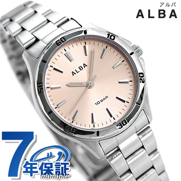 セイコー アルバ レディース 腕時計 ピンク クオーツ AQQK408 SEIKO ALBA 時計 ブランド おしゃれ 防水 軽い 華奢 かわいい プレゼント 女性 実用的