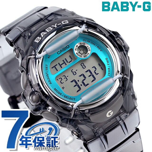 ベビーg ベビージー Baby-G 海外モデル 海外モデル レディース 腕時計 カシオ casio デジタル クリアブラック 黒 ブランド おしゃれ 防水 軽い 華奢 かわいい プレゼント 女性 実用的