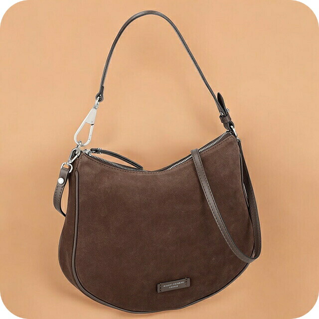 ジャンニキアリーニ ショルダーバッグ レディース ブランド GIANNI CHIARINI BS 10491 CM-PL チョコレート ブラウン