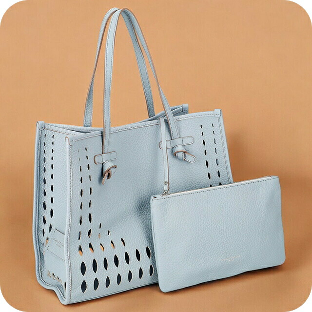 ジャンニキアリーニ トートバッグ レディース ブランド GIANNI CHIARINI レザー BS 10830 TKLFOR ライトブルー