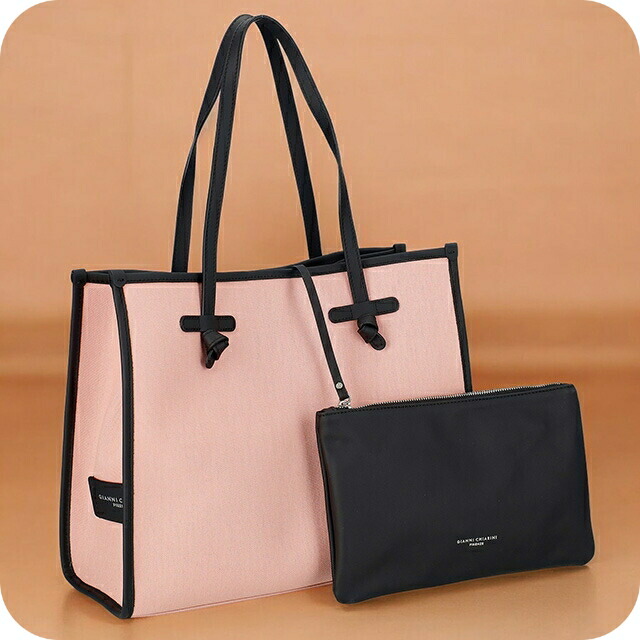 ジャンニキアリーニ トートバッグ レディース ブランド GIANNI CHIARINI BS 6850 CNV-SE ピンク