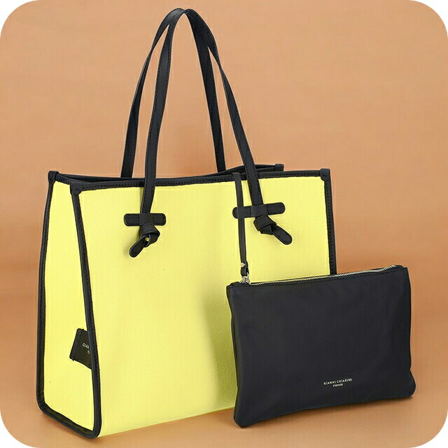 ジャンニキアリーニ トートバッグ レディース ブランド GIANNI CHIARINI BS 6850 CNV-SE イエロー