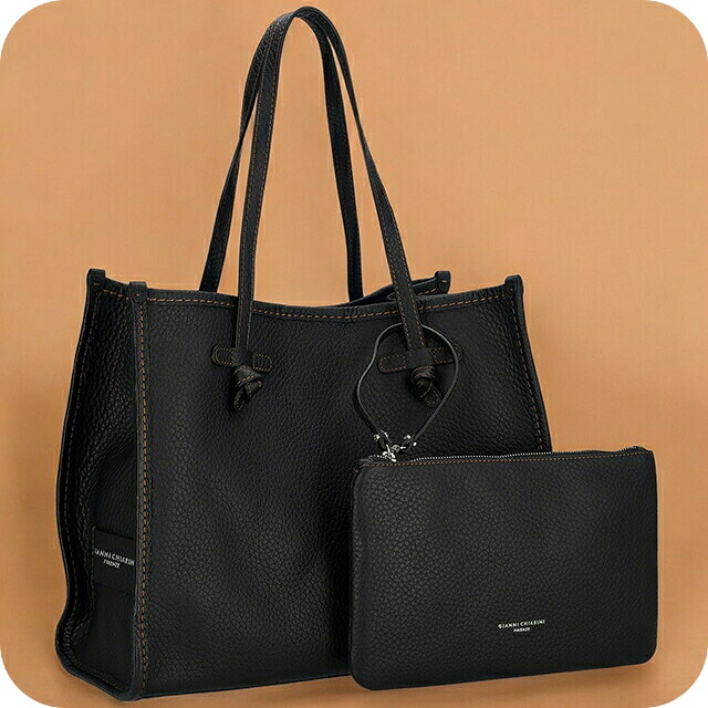 ジャンニキアリーニ トートバッグ レディース ブランド GIANNI CHIARINI レザー BS 9330 BBL T.U. ブラック