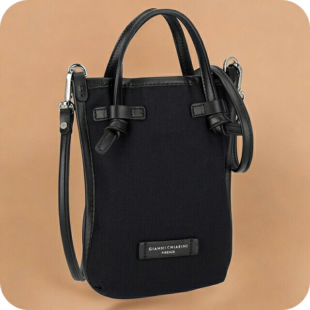 ジャンニキアリーニ ショルダーバッグ レディース ブランド GIANNI CHIARINI BS 9406 CNV ブラック