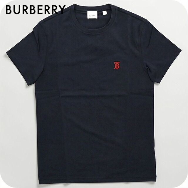 バーバリー Tシャツ メンズ ブランド BURBERRY 8014022 NAVY ブラック
