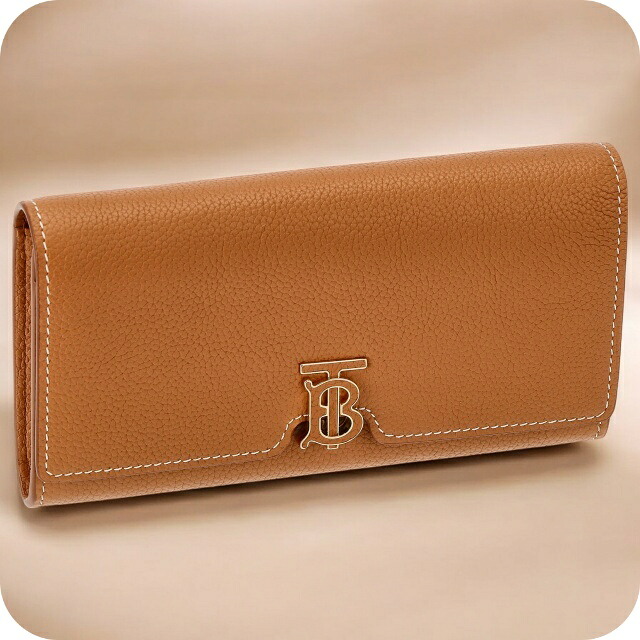バ－バリ－ 長財布 レディース ブランド BURBERRY 8049214 ライトブラウン ウォレット 高級 おしゃれ プレゼント 実用的