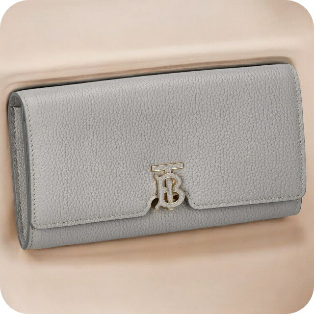 バ－バリ－ 長財布 レディース ブランド BURBERRY 8070435 グレー ウォレット 高級 おしゃれ プレゼント 実用的