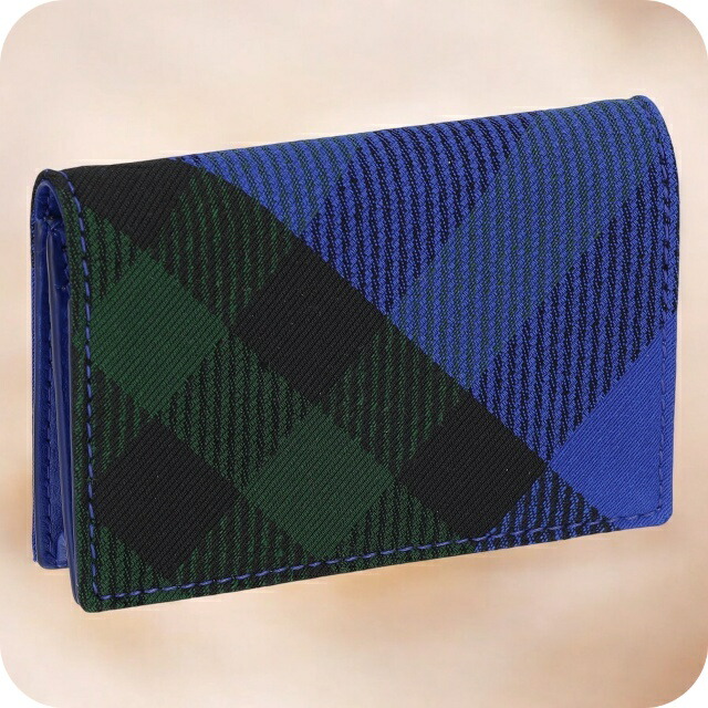 バ－バリ－ 名刺入れ メンズ ブランド BURBERRY 8086008 ナイトブルー 高級 おしゃれ プレゼント 実用的