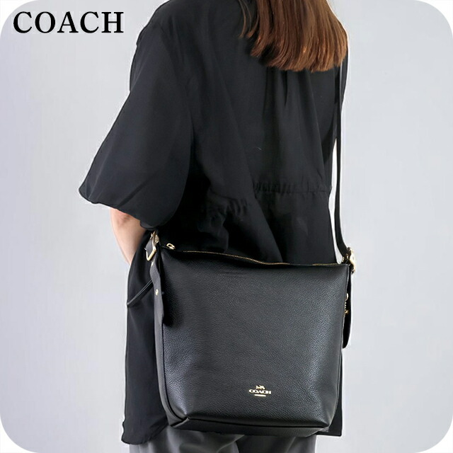 コーチ ショルダーバッグ メッセンジャーバッグ 2way ハンドバッグ レディース アウトレット ブランド COACH C2818 IMBLK ブラック 斜めがけ 高級 おしゃれ プレゼント 女性 実用的 かわいい