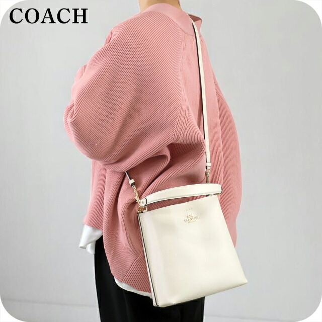 コーチ ハンドバッグ 2way ショルダーバッグ 斜めがけ レディース アウトレット ブランド COACH CA177 IMCHK チョーク ホワイト 軽量 小さめ 手提げ 高級 おしゃれ プレゼント 女性 実用的 かわいい