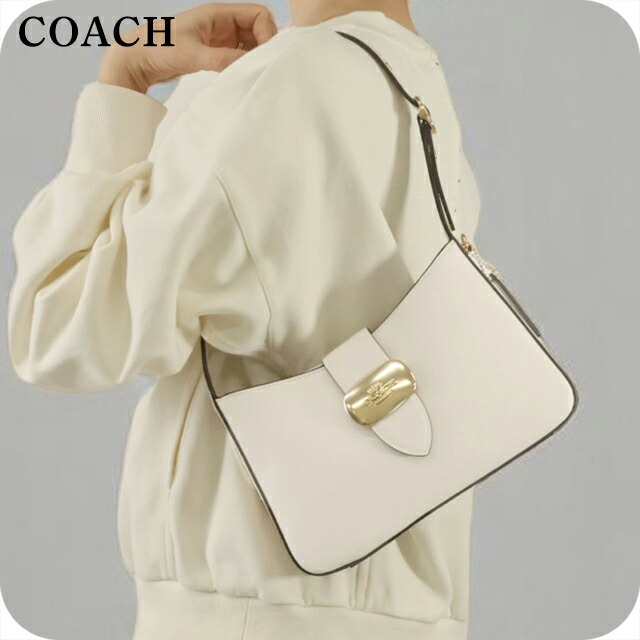 コーチ ショルダーバッグ メッセンジャーバッグ レディース アウトレット ブランド COACH CP004 IMCHK ホワイト 斜めがけ 高級 おしゃれ プレゼント 女性 実用的 かわいい