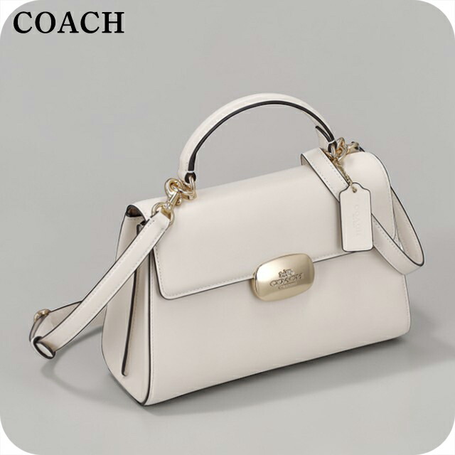 コーチ ハンドバッグ レディース ブランド COACH CP006 IMCHK チョーク 軽量 小さめ 手提げ 高級 おしゃれ プレゼント 女性 実用的 かわいい