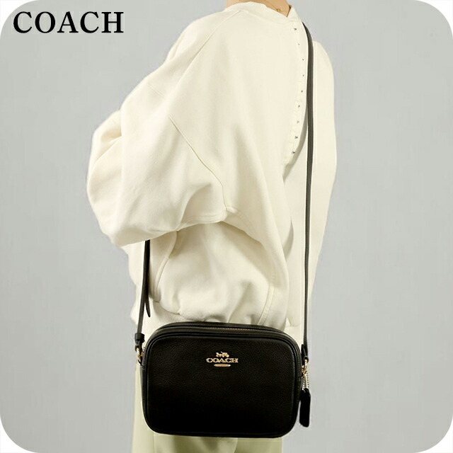 コーチ ショルダーバッグ メッセンジャーバッグ レディース アウトレット ブランド COACH シグネチャー レザー CR110 IMBLK ブラック 斜めがけ 高級 おしゃれ プレゼント 女性 実用的 かわいい