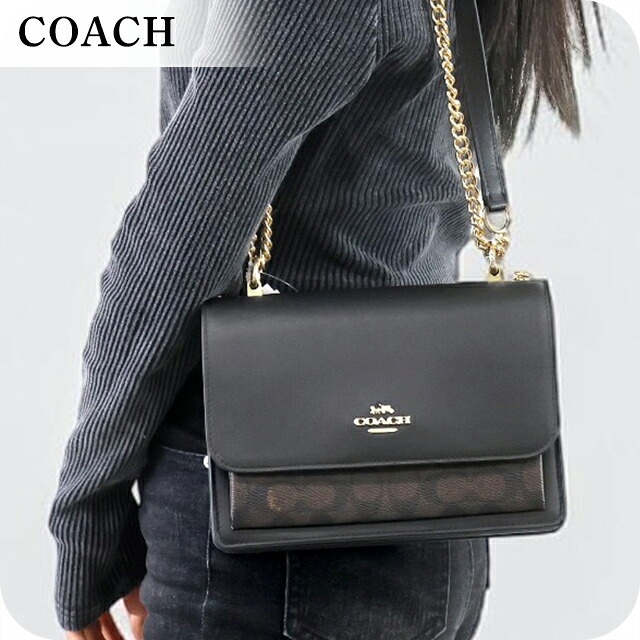 コーチ ショルダーバッグ レディース ブランド COACH Cambodia CV978 IMXAQ ダークブラウン/ブラック 斜めがけ 高級 おしゃれ プレゼント 女性 実用的 かわいい