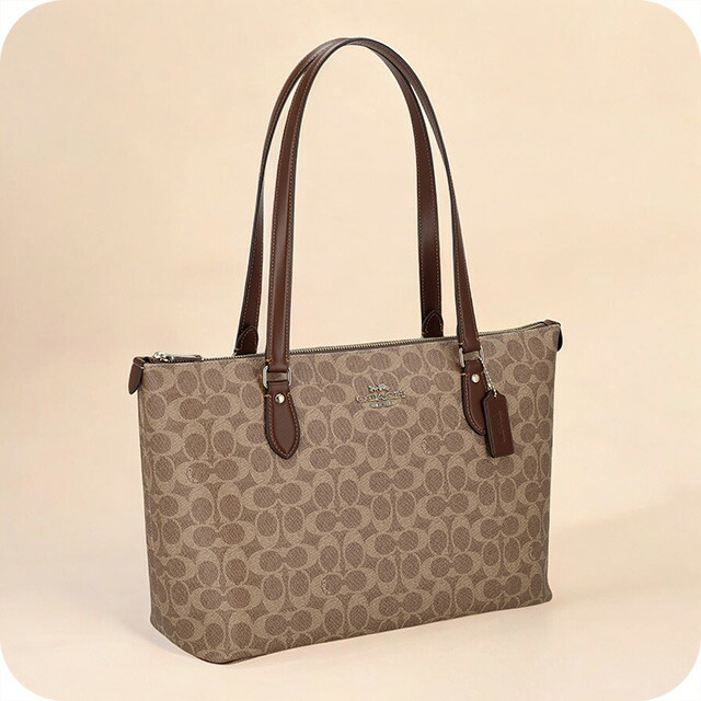 コーチ トートバッグ 2way ショルダー レディース アウトレット ブランド COACH CW381 IMXHE ベージュ 軽量 手提げ 高級 おしゃれ プレゼント 女性 実用的 かわいい