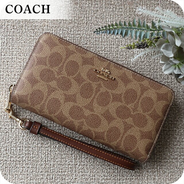コーチ 長財布 レディース ブランド COACH Philippines CW778 IMXHE タン/ブラウン ウォレット 高級 おしゃれ プレゼント 実用的