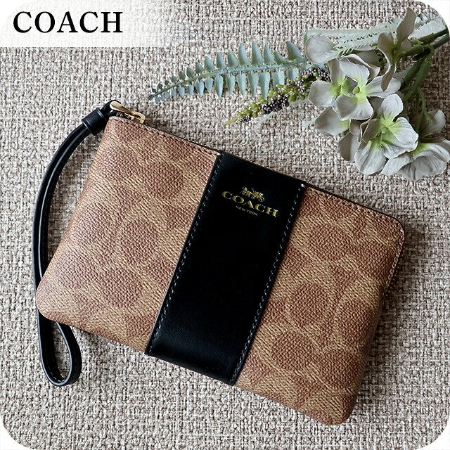 コーチ ポーチ レディース ブランド COACH Indonesia CW854 IMQRX ブラウン/ブラック