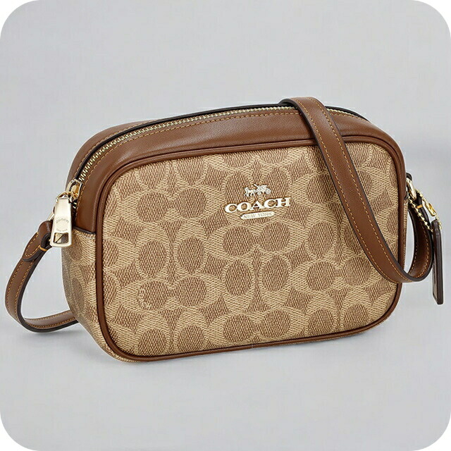 コーチ ショルダーバッグ メッセンジャーバッグ レディース アウトレット ブランド COACH CY752 IMXHE タン/ブラウン 斜めがけ 高級 おしゃれ プレゼント 女性 実用的 かわいい