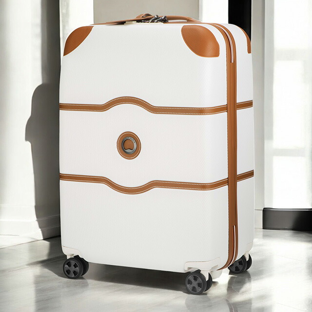 デルセー スーツケース キャリーバッグ メンズ レディース ブランド DELSEY 00167681015 ホワイト／ブラウン