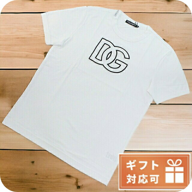 ドルチェ&ガッバーナ Tシャツ メンズ ブランド DOLCE&GABBANA コットン100% イタリア G8PL5Z ホワイト系 ファッション 選べるモデル プレゼント 実用的