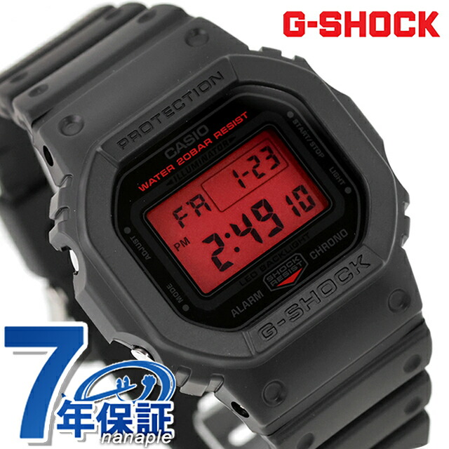 gショック ジーショック 5600 G-SHOCK オリジン 5600シリーズ クォーツ 電池式 DW-5600BBR-1 メンズ 腕時計 ブランド カシオ casio デジタル レッド ブラック 黒 おしゃれ 防水 プレゼント 男性 実用的