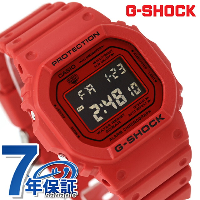 gショック ジーショック 5600 G-SHOCK デジタル 5600シリーズ クォーツ 電池式 DW-5600RRB-4 メンズ 腕時計 ブランド カシオ casio デジタル ブラック レッド 黒 おしゃれ 防水 プレゼント 男性 実用的