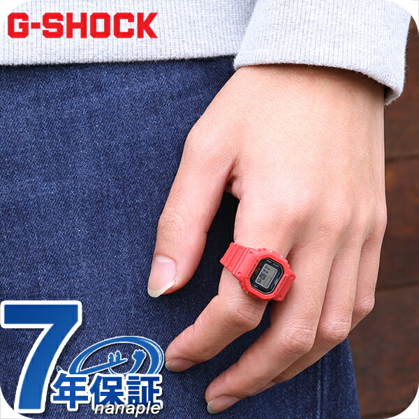 gショック ジーショック 5600 G-SHOCK G-SHOCK nano 5600 SERIES クォーツ 電池式 DWN-5600-4 ユニセックス メンズ レディース 腕時計 ブランド カシオ casio デジタル ブラック レッド 黒 おしゃれ 防水 プレゼント 実用的