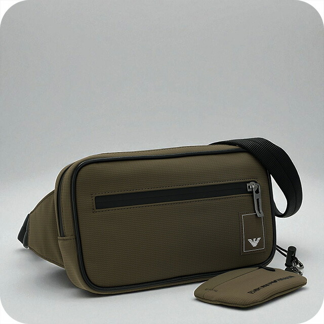 エンポリオ・アルマーニ ボディバッグ メンズ ブランド EMPORIO ARMANI EM000088-AF13841 カーキ