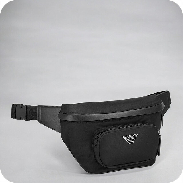 エンポリオ・アルマーニ ボディバッグ メンズ ブランド EMPORIO ARMANI EM001805-AF13454 ブラック