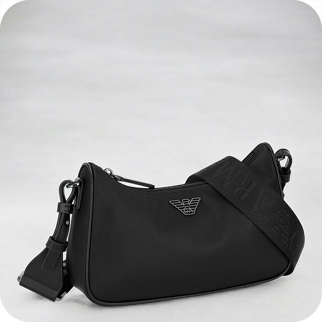 エンポリオ・アルマーニ ショルダーバッグ レディース ブランド EMPORIO ARMANI EM001808-AF13454 ブラック 斜めがけ 高級 おしゃれ プレゼント 女性 実用的 かわいい