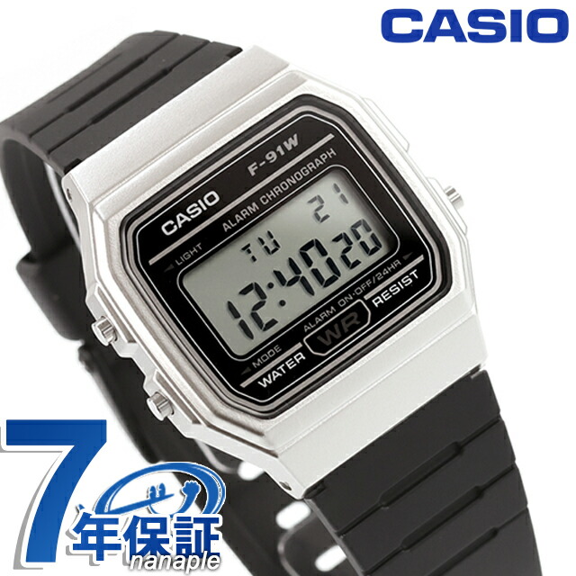 カシオ チープカシオ CASIO クォーツ 電池式 F-91WM-7A カシオコレクション スタンダード ユニセックス チプカシ 腕時計 ブランド カシオ casio デジタル ブラック 黒 おしゃれ 防水 かわいい プレゼント 実用的 学生 受験生 受験用 試験用 受験対応