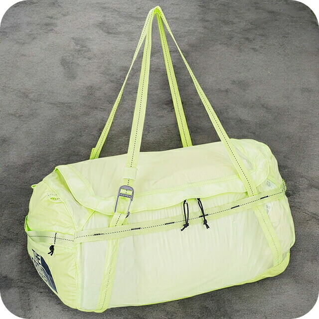 ザ・ノースフェイス ボストンバッグ メンズ レディース ブランド THE NORTH FACE FLYWEIGHT DUFFEL イエロー