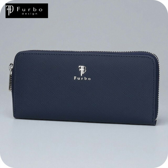 フルボ 長財布 メンズ レディース ブランド Furbo 革 レザーウォレット 小銭入れあり FRB150 ネイビー 財布 ウォレット 高級 おしゃれ プレゼント 実用的