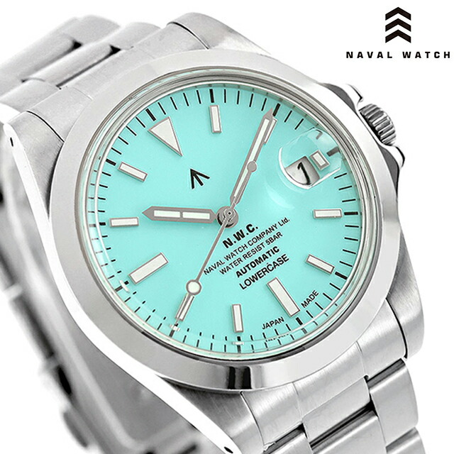 ナバルウォッチ Naval Watch Produced By LOWERCASE 自動巻き 腕時計 ブランド メンズ NAVAL WATCH FRXA010 アナログ ブルー 日本製 おしゃれ 防水 プレゼント 男性 実用的