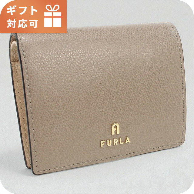 フルラ 二折財布小銭入付き レディース ブランド FURLA FURLA CAMELIA レザー WP00304 グレー 財布