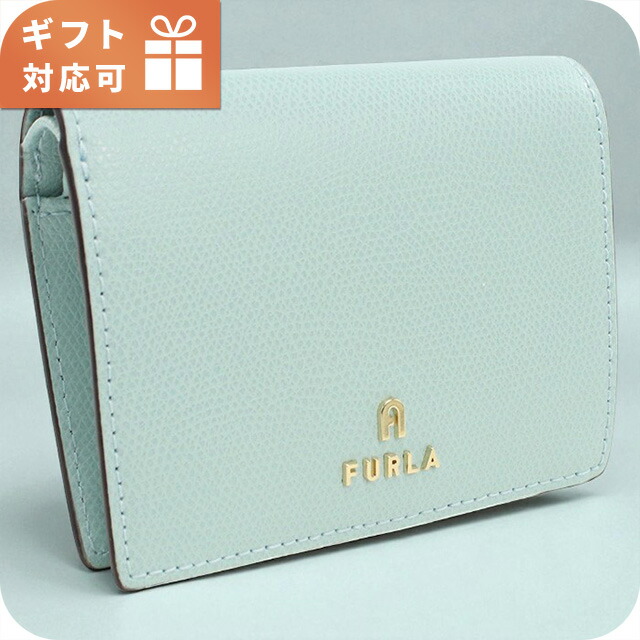 フルラ 二折財布小銭入付き レディース ブランド FURLA FURLA CAMELIA レザー WP00304 ブルー 財布