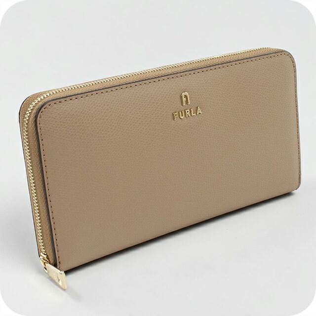 フルラ 長財布ラウンドファスナー レディース ブランド FURLA FURLA CAMELIA レザー WP00322 ベージュ
